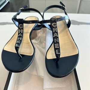Rich Auntie Chanel Sandals! These are statement piece. Gently worn